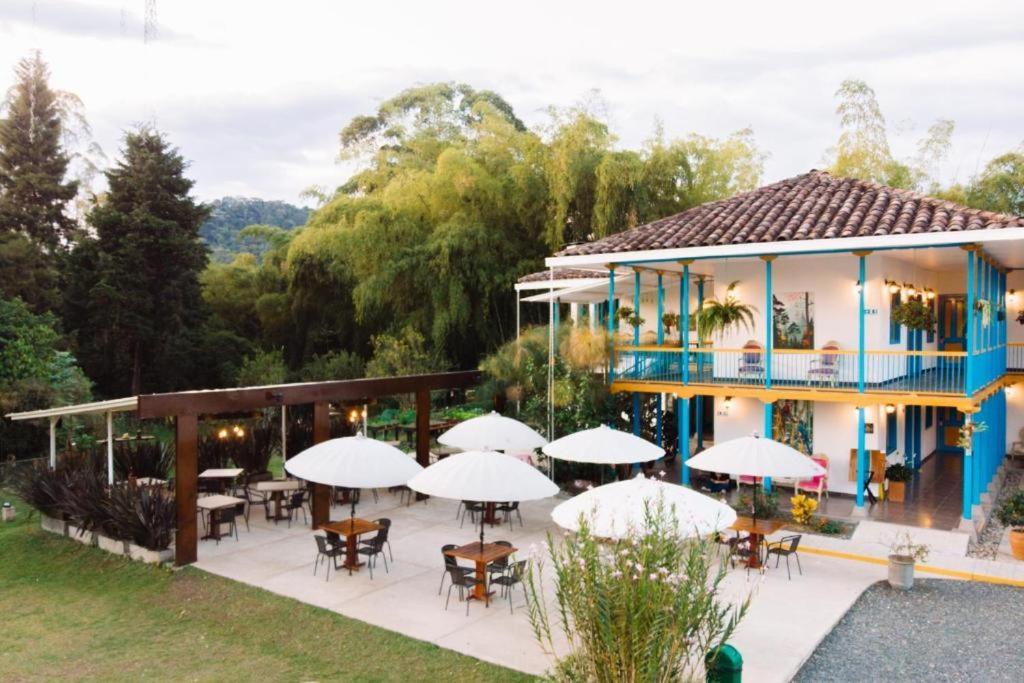 Hotel Hacienda Santa Clara Santa Rosa de Cabal Zewnętrze zdjęcie